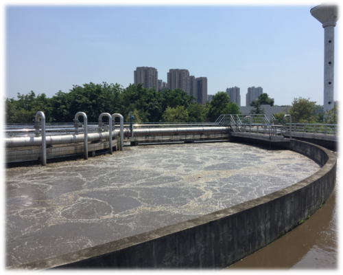 План реконструкции этапа аэрации водопроводной станции некой фирмы в провинции Сычуань